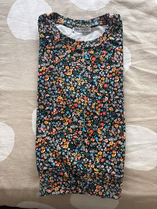 Jersey Zara estampado floral