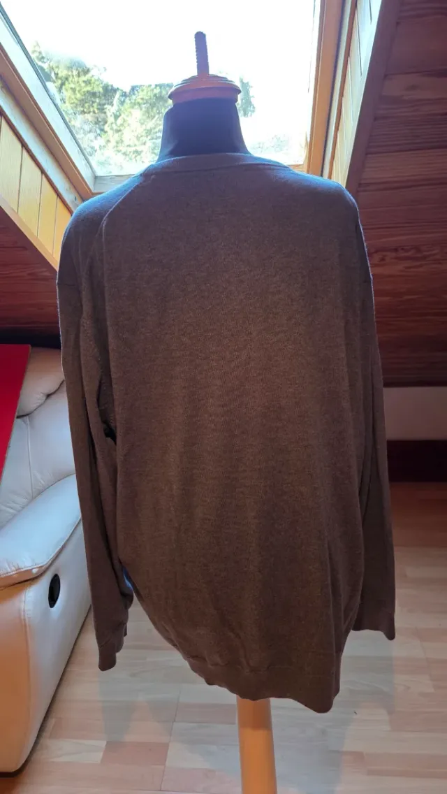 Jersey caballero gris turquesa