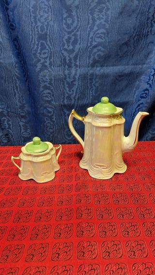 Teiera e zuccheriera Art Nouveau Richard Ginori