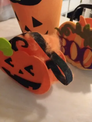 Artigos de Festa Halloween Laranja e Roxo