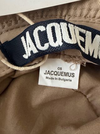 Gorra Jacquemus Beige, NUEVA CON ETIQUETTE