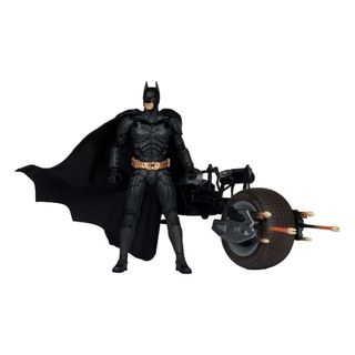 Batman: El caballero oscuro Batpod con figura 1/10