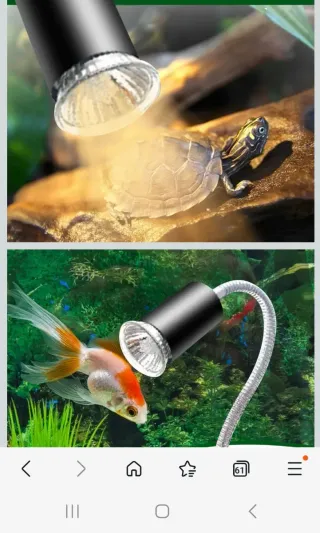 Lampada LED Clip per Acquario Pesci Tartarughe