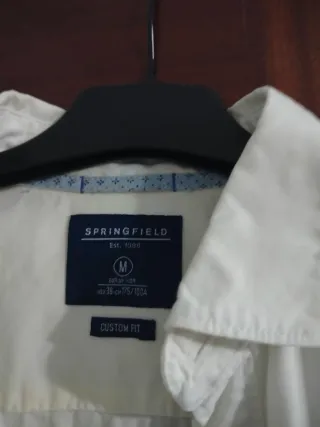 Camisa Springfield Blanca Talla M