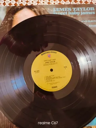 James Taylor Sweet Baby James LP Vinile