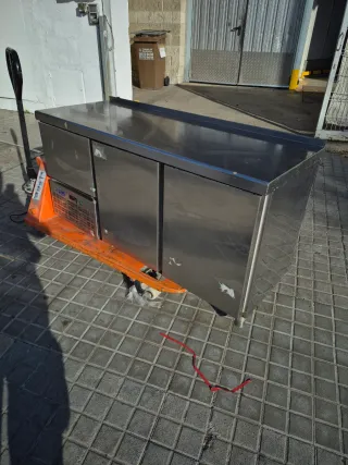 Bajomostrador Frigorífico Acero Inoxidable