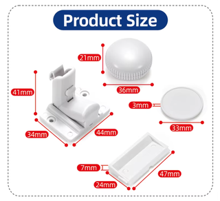 Pack de 8 Cierres Magnéticos, Seguridad Infantil