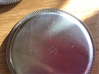 Set 12 Sottobicchieri Metallurgica Damascati