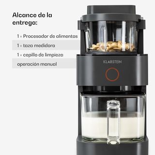 Klarstein Máquina Leche Vegetal, Batidos, Zumos...