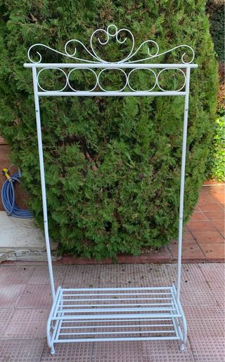 Perchero Blanco Estilo Shabby Chic