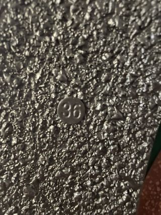 Scarpe verdi tessuto numero 36