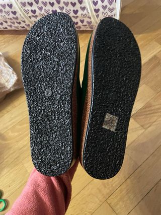 Scarpe verdi tessuto numero 36