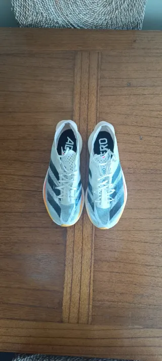 Adidas Adizero Adiós Pro 3 Blanco Naranja