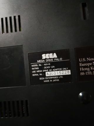 Lotto Sega Mega Drive Console