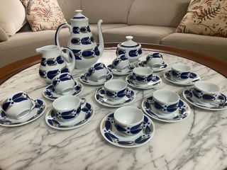 Juego de café Sargadelos porcelana
