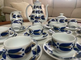 Juego de café Sargadelos porcelana