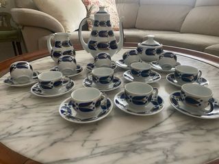 Juego de café Sargadelos porcelana