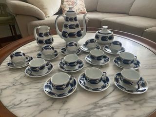 Juego de café Sargadelos porcelana