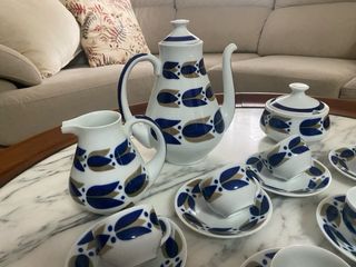 Juego de café Sargadelos porcelana