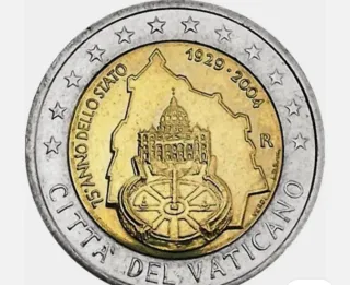 Moneta 2 euro Vaticano 2004 commemorativa