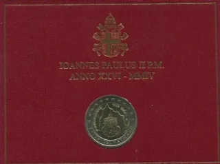 Moneta 2 euro Vaticano 2004 commemorativa