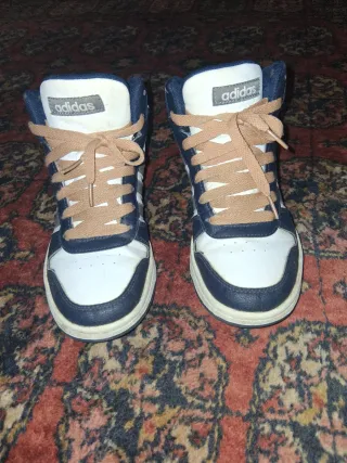 Scarpe Adidas Alte Blu e Bianche