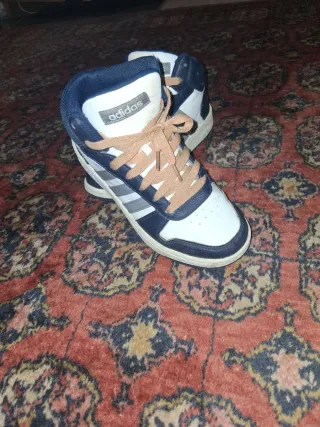 Scarpe Adidas Alte Blu e Bianche