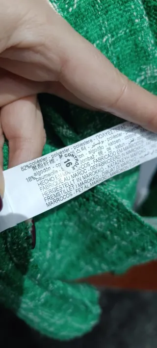 Chaqueta Zara Verde Tweed