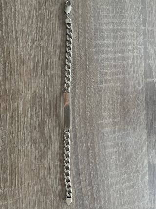 pulsera hombre original plata