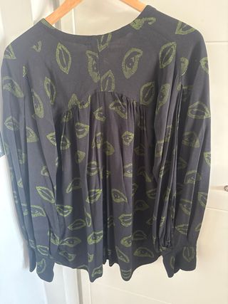 Blusa Bimba y Lola Estampada Ojos Talla XS