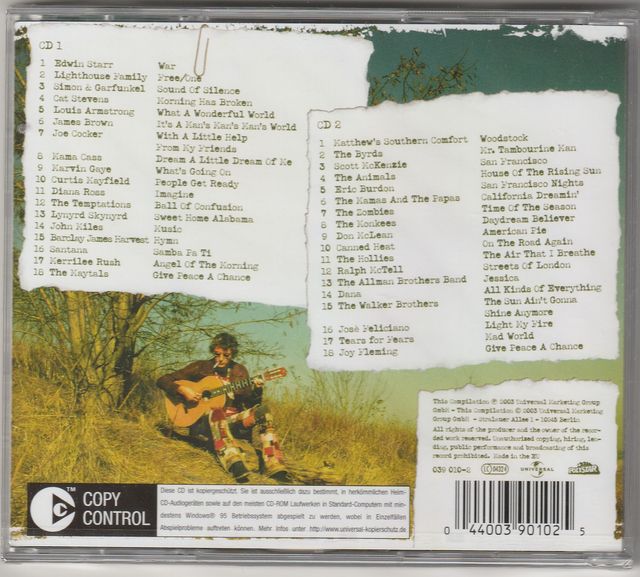 Love & Peace 2CD Nuovo Sigillato Woodstock