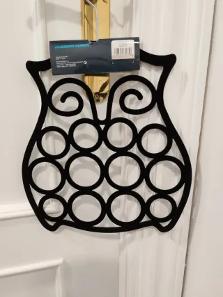 Percha terciopelo accesorios búho Primark