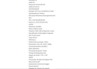 LG 37 37LH4000 LCD Panorámico