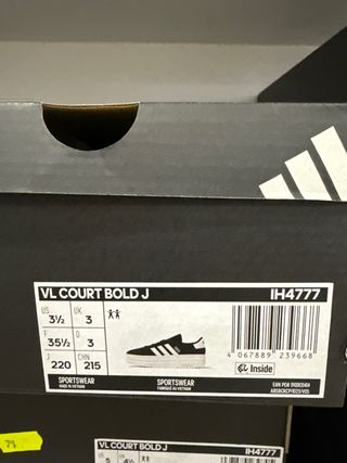 Adidas VL Court Bold donna nere bianche