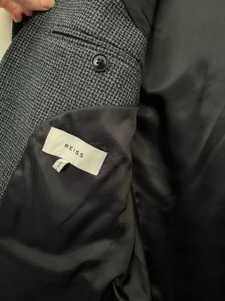 Americana de hombre gris