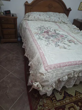 2 edredones cama 105