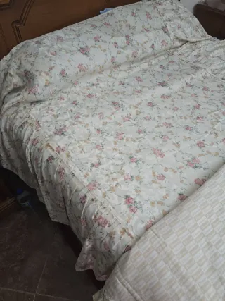 2 edredones cama 105