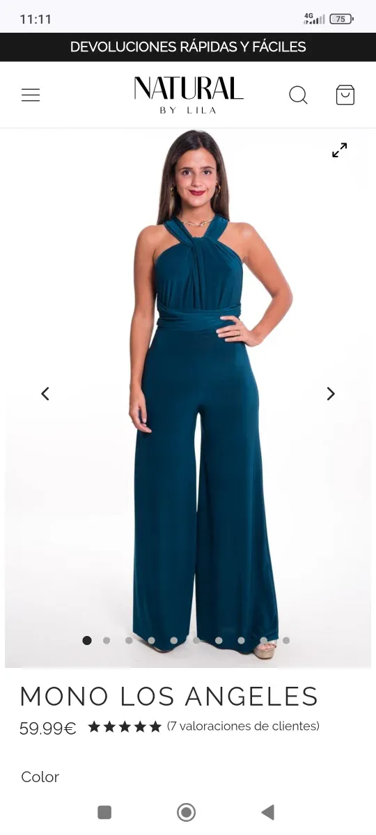 Mono multiposiciones verde esmeralda