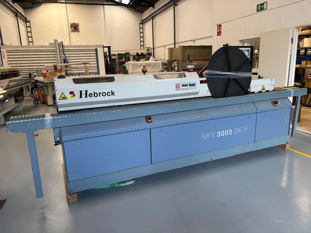 Canteadora HEBROCK 3003 DK-F con tupis de entrada