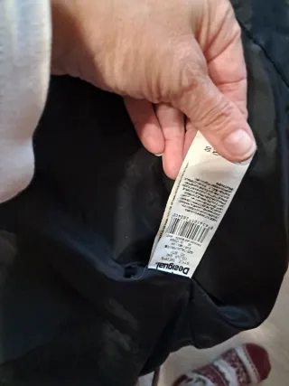 Abrigo Desigual Negro