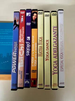 Lote 7 DVDs ejercicio y relajación