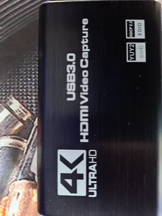Capturadora USB 4K HDMI