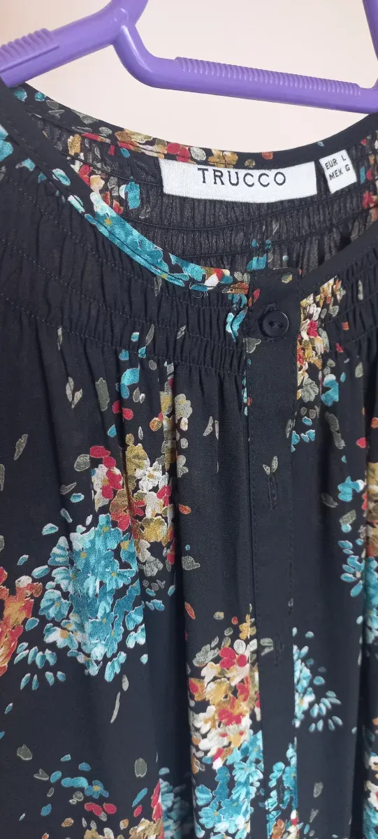 Vestido Trucco Talla L Estampado Floral