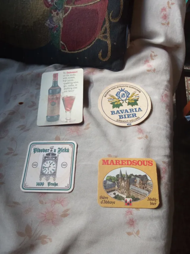 Lote 4 posavasos antiguos