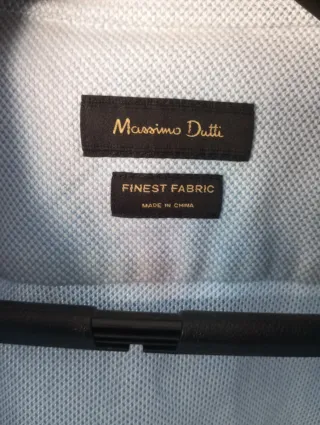 Camisa Massimo Dutti Azul Talla L