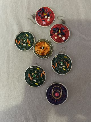 Pendientes y colgantes artesanales