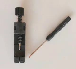 Kit de extracción de eslabones reloj.