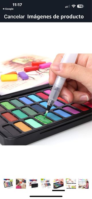 Caja de acuarelas nueva