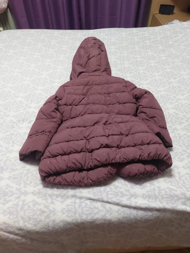 Abrigo niña 7-8 años plumífero