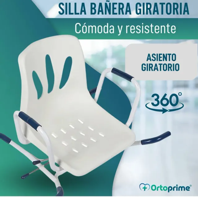 Silla Bañera Giratoria 360º Ortoprime
